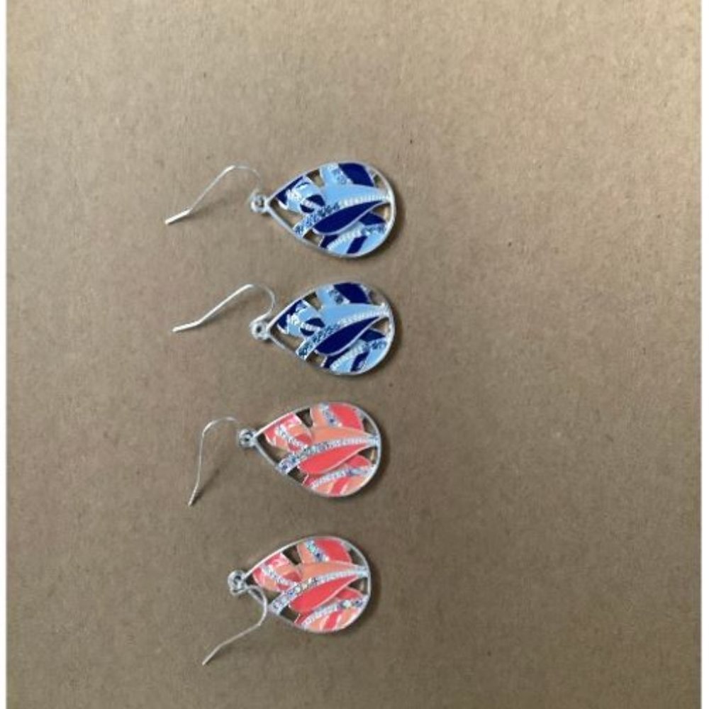 Colorful Teardrop Earrings (NEW)